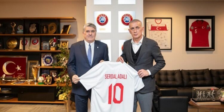 Beşiktaş Başkanı Serdal Adalı’dan TFF Başkanı İbrahim Hacıosmanoğlu’na ziyaret