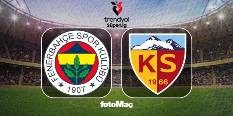Fenerbahçe-Kayserispor CANLI | Fenerbahçe-Zecorner Kayserispor maçı ne zaman, saat kaçta ve hangi kanalda yayınlanacak?