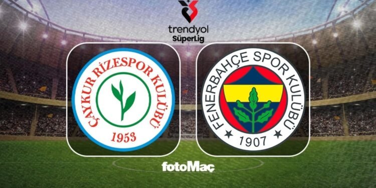 Rizespor-Fenerbahçe MAÇI CANLI İZLE | Ne zaman, saat kaçta ve hangi kanalda?