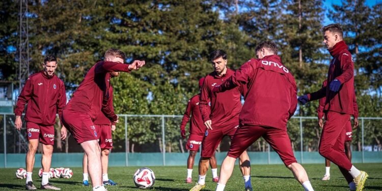 Trabzonspor, Gaziantep FK maçının hazırlıklarını sürdürdü