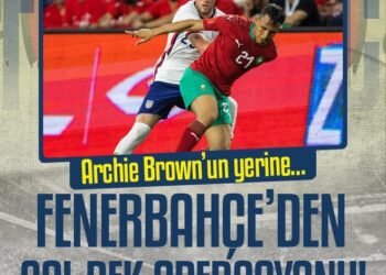 Fenerbahçe’ye yeni sol bek! Archie Brown’un yerine..