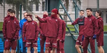 Trabzonspor’un ikas Eyüpspor maçına hazırlıkları sürüyor