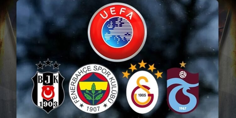 UEFA kulüpler sıralaması güncellendi! Beşiktaş, Fenerbahçe, Galatasaray ve Trabzonspor…