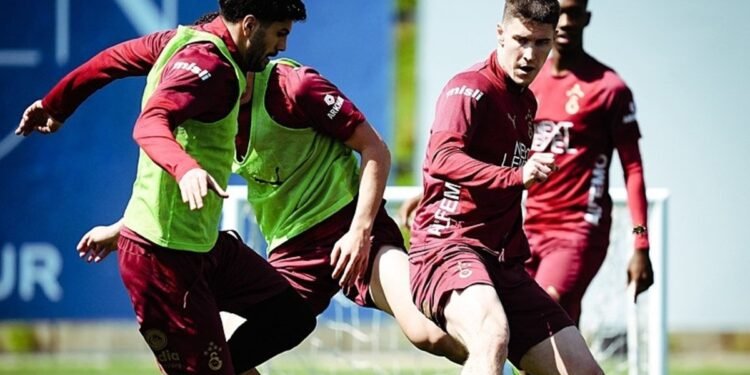 Aslan’da Göztepe maçının hazırlıkları başladı