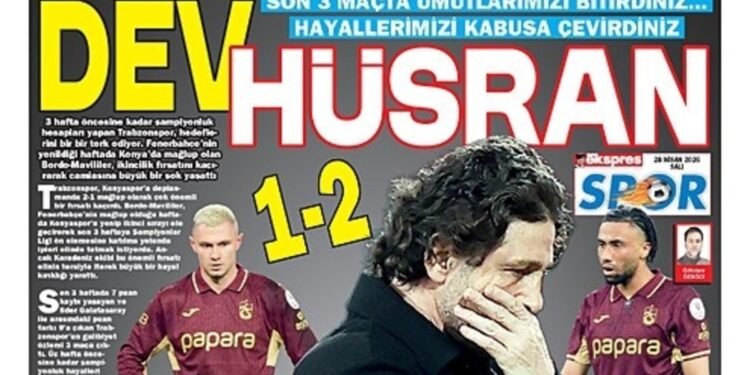 Yerel basın: Hüsran