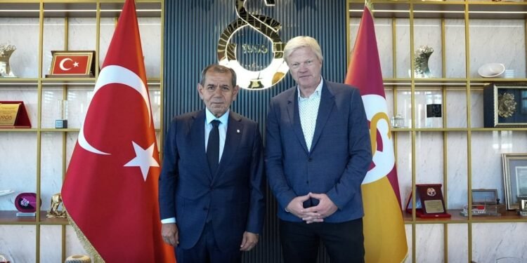 Oliver Kahn’dan Galatasaray Başkanı Dursun Özbek’e ziyaret