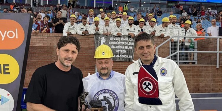 Madenciler Trabzon’da