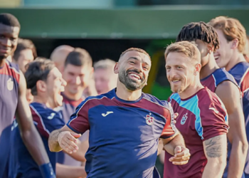 Muhammed Salah, Trabzonspor ile ilk antrenmanında