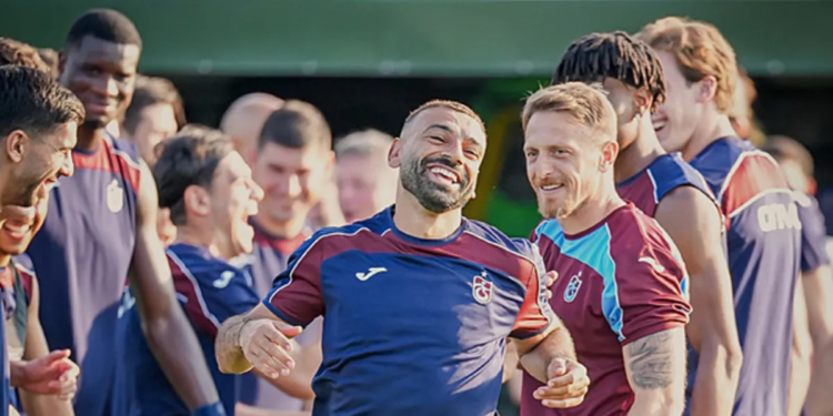 Muhammed Salah, Trabzonspor ile ilk antrenmanında