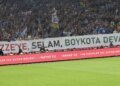 Trabzonspor taraftarları Gazze’yi unutmadı!